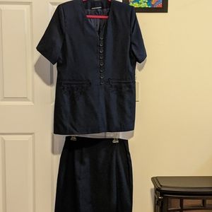NEW Beecher Brook Navy Skirt & Jacket  Suit Size 14
